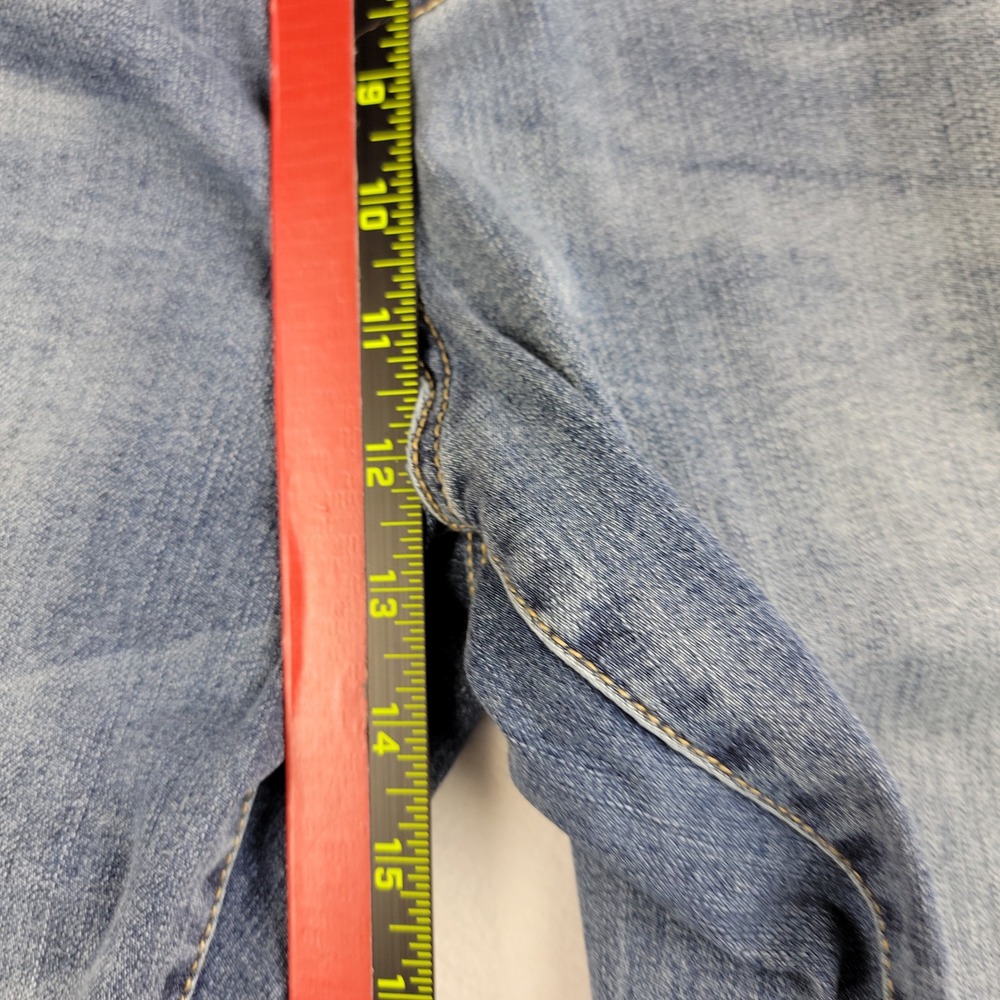 Time and Tru Women 22 High Rise Skinny Jeans Lilly Wash Blue Distress TTL39845MD - Picture 7 of 9